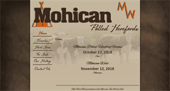 Desktop Screenshot of mohicanpolledherefords.com
